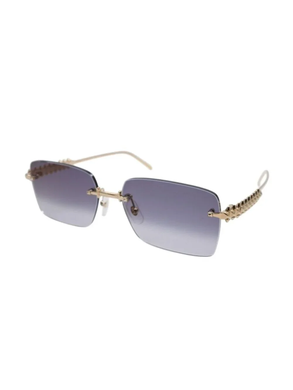 Cartier Crush Sunglasses Eyewear Gray Gold